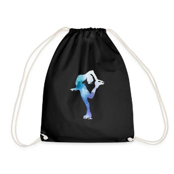 Patins de patinage de patinage artistique - Sac de sport léger - noir - Devant