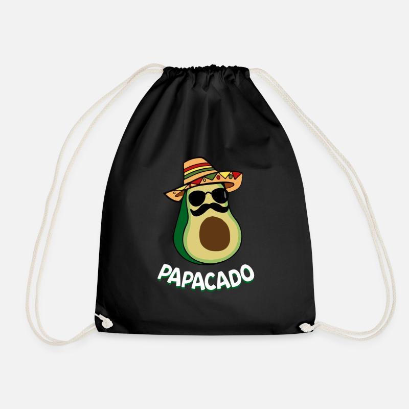 Papacado Geschenke für Werdender Vater oder Papa - Turnbeutel - Schwarz