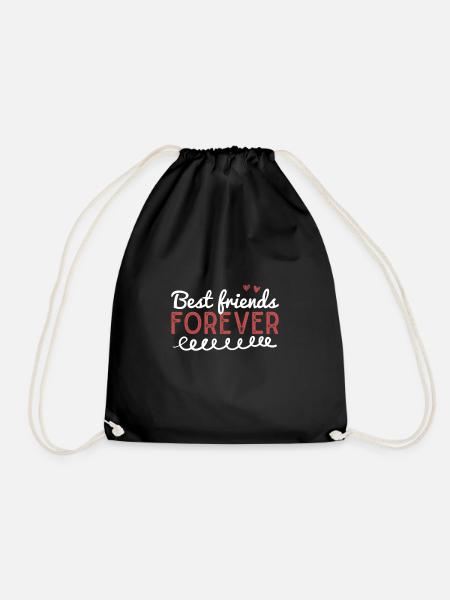 Best friends forever - Turnbeutel - Schwarz