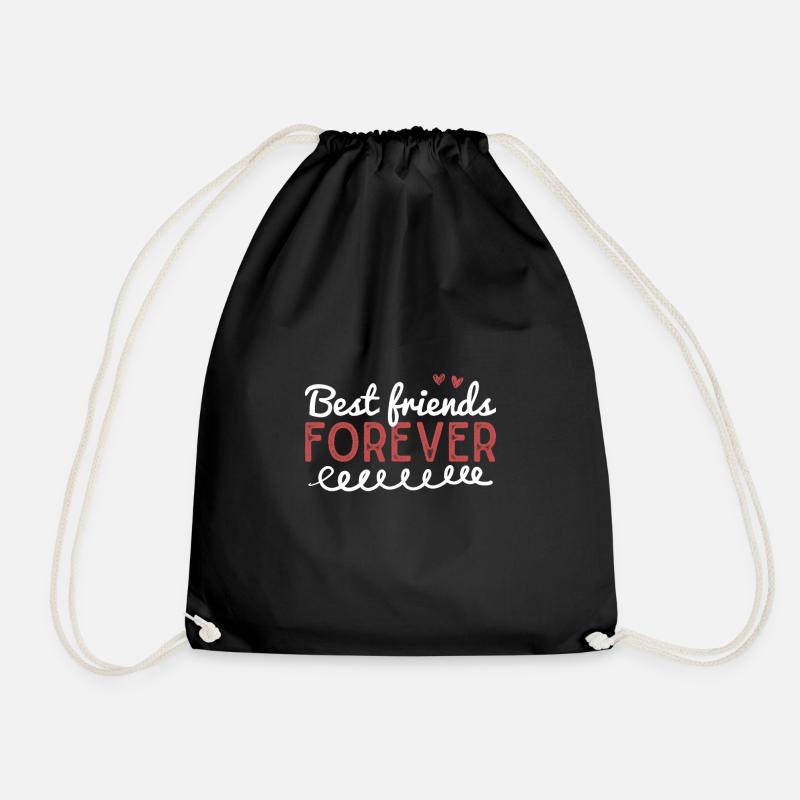Best friends forever - Turnbeutel - Schwarz