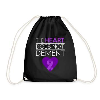 Alzheimer Conscience Dement Boucle Démence - Sac de sport léger - noir - Devant