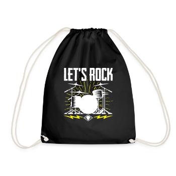 Batteur de batteur let let s - Sac de sport léger - noir - Devant