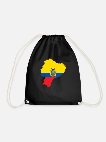 Ecuador - Turnbeutel - Schwarz