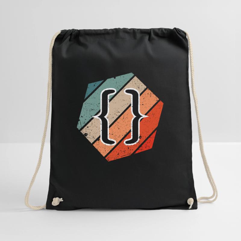 Vintage Web Developer CSS JavaScript and HTML 5 Drawstring Bag