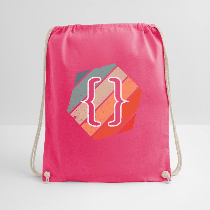 Vintage Web Developer CSS JavaScript and HTML 5 Drawstring Bag
