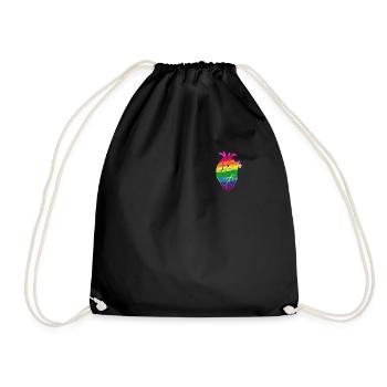 Drapeau anatomique de l’égalité LGBTQ de la Gay Pride LGBTQ - Sac de sport léger - noir - Devant