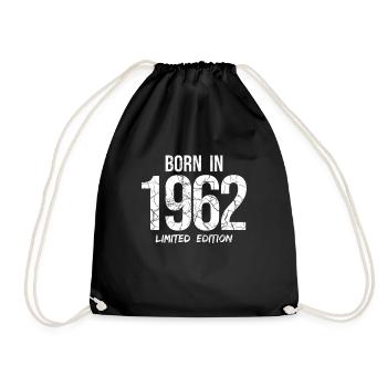 59e anniversaire - BORN IN 1962 LIMITED EDITION - Sac de sport léger - noir - Devant