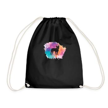 Bouledogue française Bulldog chien Frenchie Dog - Sac de sport léger - noir - Devant