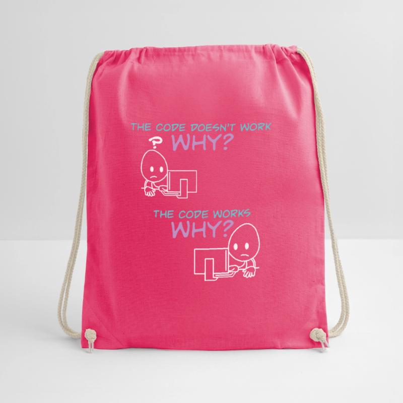Programmer Code Works Why Drawstring Bag