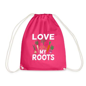 Amour Mes Racines Jardinier amusant Amusement - Sac de sport léger - fuchsia - Devant