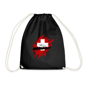 Suisse - Sac de sport léger - noir - Devant
