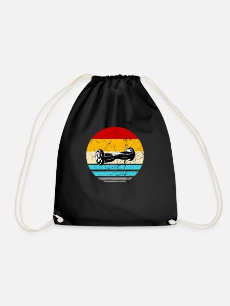 Hoverboard E-Board Skateboard Hovern - Drawstring Bag - black