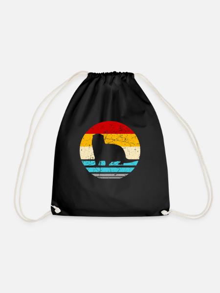 Otter Gift Marten Animal Sea Otter Animal Lover - Drawstring Bag - black