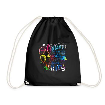 Autisme Autiste Asberger Autisme Awareness Puzzle - Sac de sport léger - noir - Devant