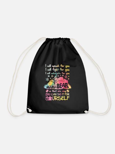Autismus Autist Asberger Autismus Awareness Mom - Turnbeutel - Schwarz