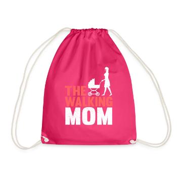 La maman de la marche - Sac de sport léger - fuchsia - Devant