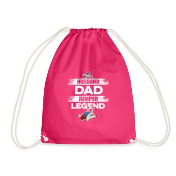 Skydiving sort pour ton parachutiste - Sac de sport léger - fuchsia - Devant