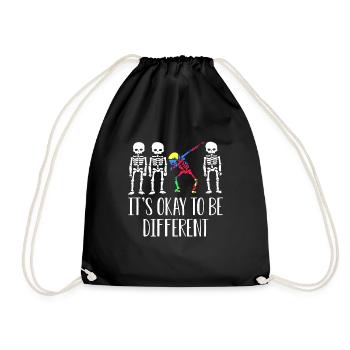 Autisme Autiste Asberger Autisme Awareness Puzzle - Sac de sport léger - noir - Devant