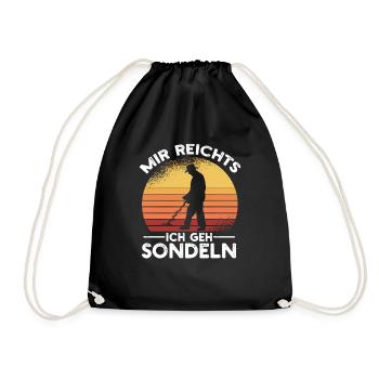 J’ai le 1er coup de sondes détecteurs de métaux - Sac de sport léger - noir - Devant