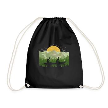 kanu sport - Sac de sport léger - noir - Devant