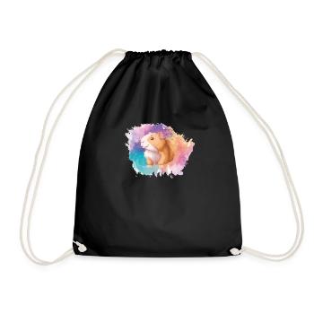 Cobaye animal de compagnie Rongeur - Sac de sport léger - noir - Devant