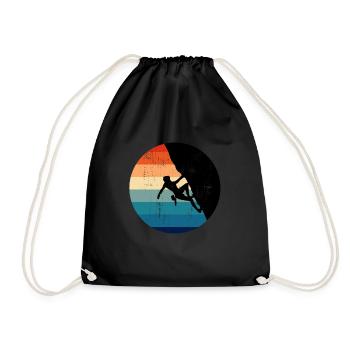 Alpinisme Bouldern Escalade rocheuse - Sac de sport léger - noir - Devant