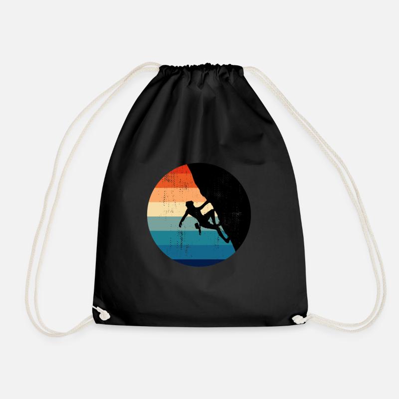 Alpinisme Bouldern Escalade rocheuse - Sac de sport léger - noir