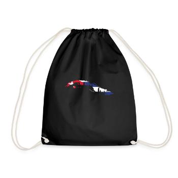 Cuba Drapeau - Sac de sport léger - noir - Devant