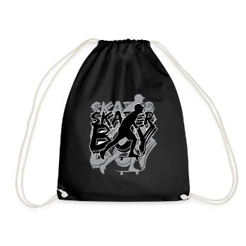 Skater Homme Skateboard Plage - Sac de sport léger - noir - Devant
