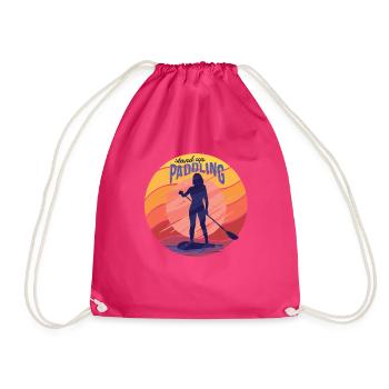 Pagaie Stand Up Paddle SUP Planche Pagayage Pagaye - Sac de sport léger - fuchsia - Devant