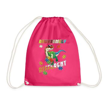 Tag Des Bewusstseins Für Autismus - Turnbeutel - Fuchsia - Vorne