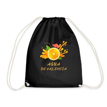 Agua de Valencia, Valencia, Spain, Holidays, Fun - Drawstring Bag - black - Front
