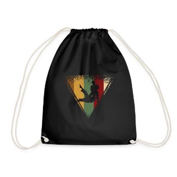 Judo Retro - Drawstring Bag - black - Front