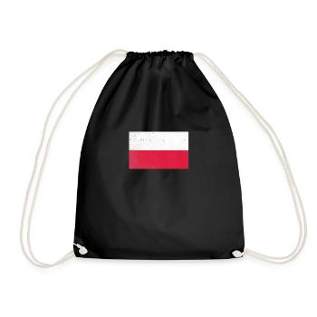 Poland Flag Polish Flag Warsaw Outfit Motif - Drawstring Bag - black - Front