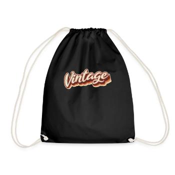 Vintage - Sac de sport léger - noir - Devant
