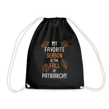 My Favorite Season Is The Fall Of Patriarchy - Sac de sport léger - noir - Devant