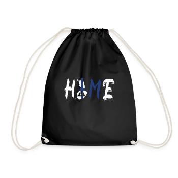 Finland Home - Drawstring Bag - black - Front