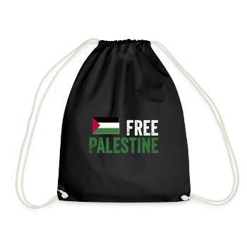 Palestine Liberté libre Liberté Gaza - Sac de sport léger - noir - Devant