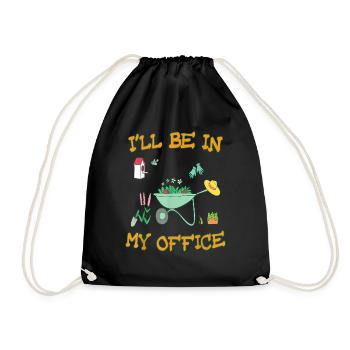 Jardin jardin jardinier Jardinage - Sac de sport léger - noir - Devant