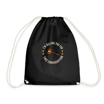 Je m’en charge pour ce que je vais faire - Sac de sport léger - noir - Devant