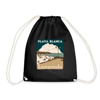 PLAYA BLANCA LANZAROTE - Sac de sport léger - noir - Devant