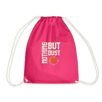 Shooting Skeet Shooting Clay Target Shooting - Drawstring Bag - fuchsia - Front