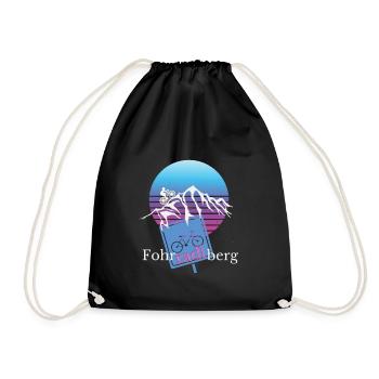 Fohrradlberg ist Vorarlberg - Turnbeutel - Schwarz - Vorne