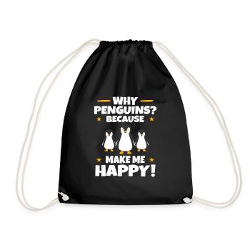 Pingouin - Sac de sport léger - noir - Devant