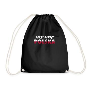 Hip Hop Polska Pologne Rap De Musique Cadeau - Sac de sport léger - noir - Devant
