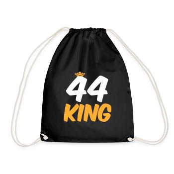 44th birthday 44 year old 44 years - Drawstring Bag - black - Front