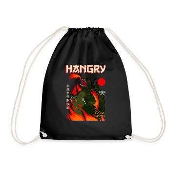 Hangry Moster Faim japonaise - Sac de sport léger - noir - Devant
