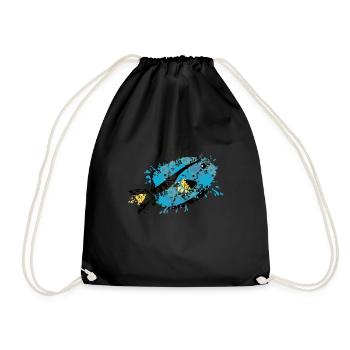 surgeonfish - Drawstring Bag - black - Front