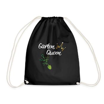 Damen Garten Queen - Turnbeutel - Schwarz - Vorne