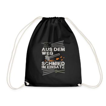 Schmied - Turnbeutel - Schwarz - Vorne
